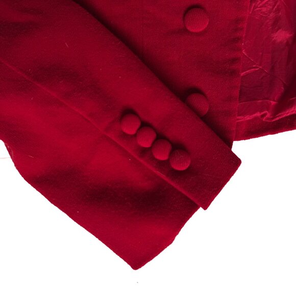 Lauren Ralph Lauren Wool Twill Cropped Blazer - Picture 6 of 8